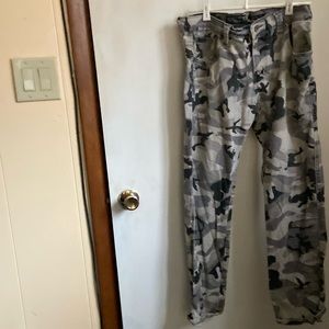 NWOT Camo Jeans Skinny Fit by Unlimited Patience